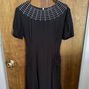 Retro Inspired Spider Web Dress